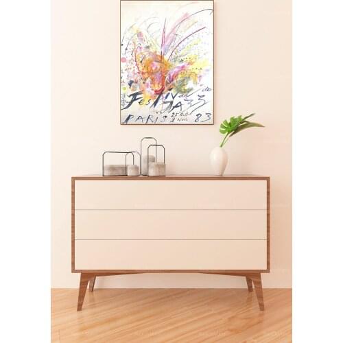 Modern Abstract Museum Poster, Exhibition Print, Contemporary Art, Museum Poster, Wall Art, French Poster, Paris Print