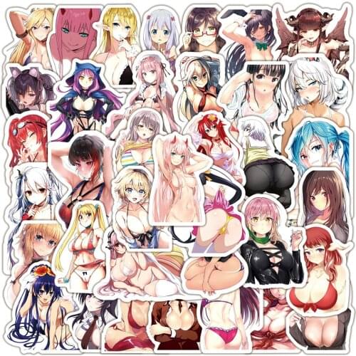 10/30/50/100PCS Anime Hentai Stickers Kawaii Sexy Bunny Girl Waifu Stickers Phone Skateboard Laptop Guitar Cool Sticker Kids Toy