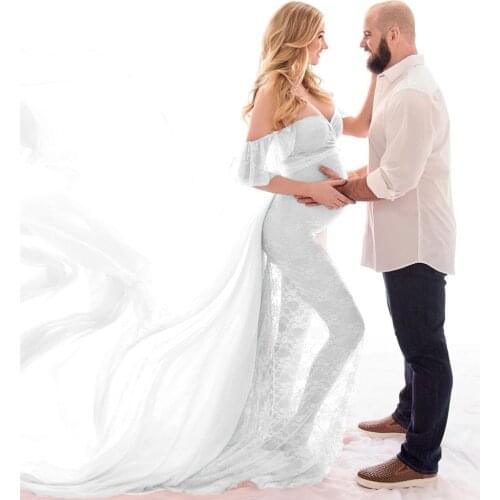 Toddemin Off Shoulder Maternity Dresses