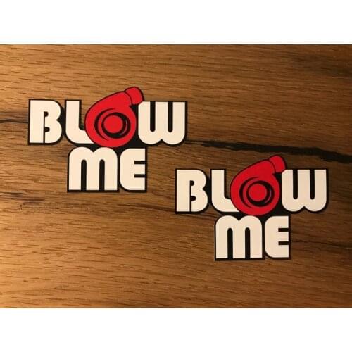 TURBO Sticker Boost Turbocharger Tuning Racing Charger Blow Off Pop # 312