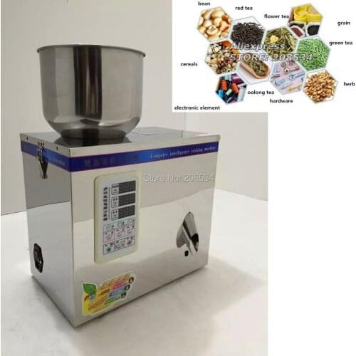 1-25g Automatic Microcomputer Tea weighing machine,grain,seed,salt powder Particle Powder Filling Machine 220V/110V