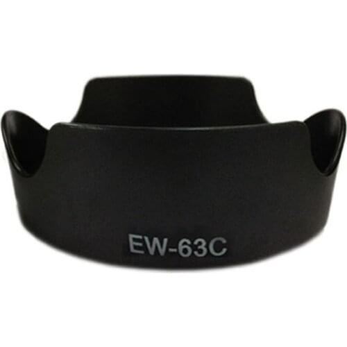 2PCS Lens Hood EW-63C EW63C for Canon EF-S 18-55mm f/3.5-5.6 IS STM camera lens hood lens protetor ew 63c