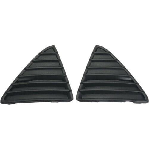 2Pcs Car Front Bumper Grille Cover Trim Left Right Triple-cornered Grill for Ford Focus 2012-2014