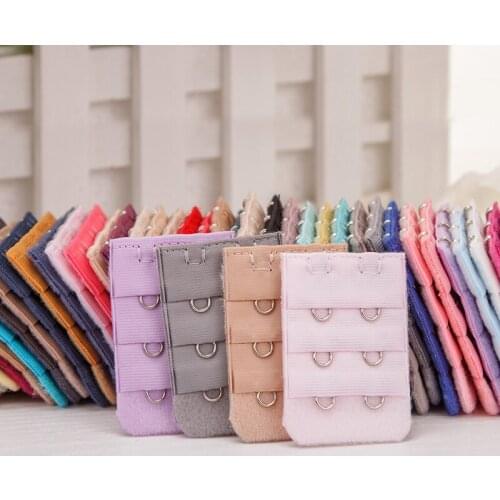 20Pcs/30Pcs Adjustable Bra Extenders for Women 3 Row 2 Hooks Bra Extension Strap Ladies Female Girls Intimates Accessories