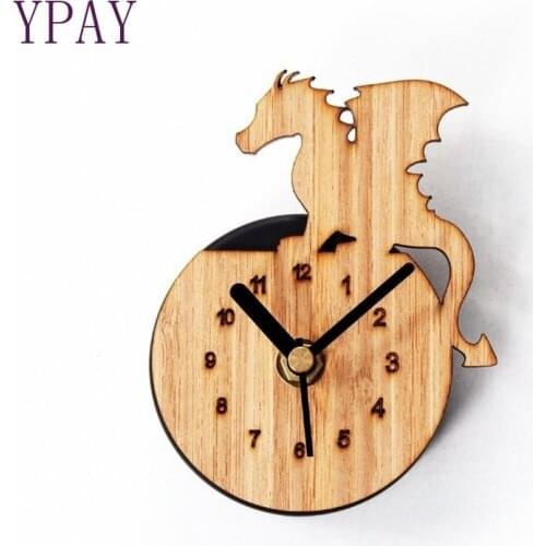Bamboo wood flying dragon legend dragon refrigerator Zhong long and Underground City Tianlong refrigerator stick magnetic clock