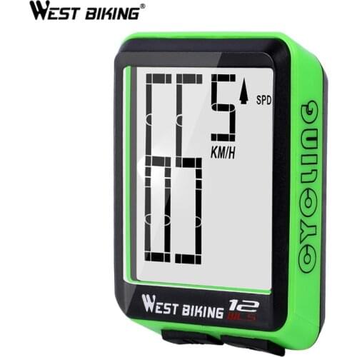 Wireless Large Screen Waterproof Luminous Speed Cycling Computer Bike Bike Computer Speedometer Cycle Computer Speed Sensor