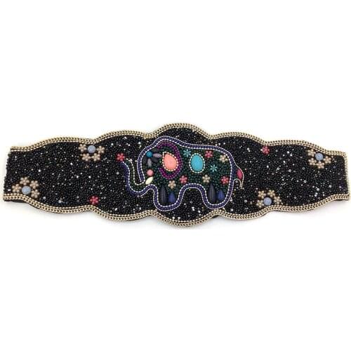 Boho Chic Turkish Shimmy Elastic band Dance Body Chain tribal Ethnic Sash Belt Dresses Retro Leather Belt Cummerbunds3