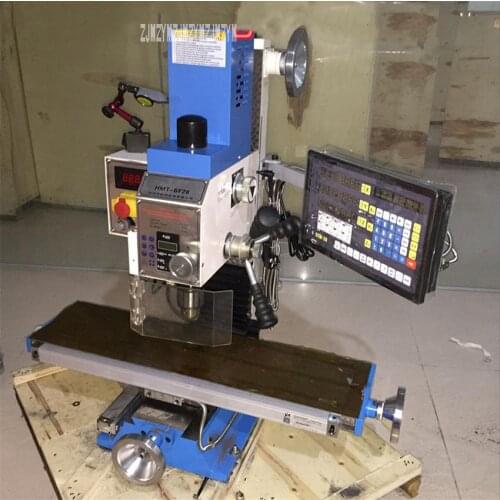 HMT-BF28 Precision Drilling Milling Machine Household Desktop Drilling and Milling Machine For Metal Processing 220V/110V 1250W