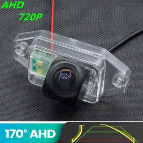 AHD 720P Trajectory Fisheye Car Rear View Camera For Toyota Land Cruiser Prado 2700 4000 120 Series 2002 Reverse Vehicle Camera
