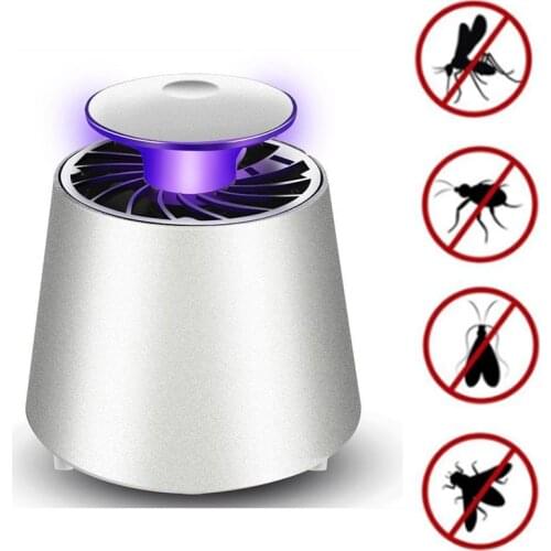 Hot Sale 360 Electric USB Mosquito Killer Lamp Zapper Muggen Insect Killer Anti Mosquito Trap Fly UV Repellent Lamp Outdoor