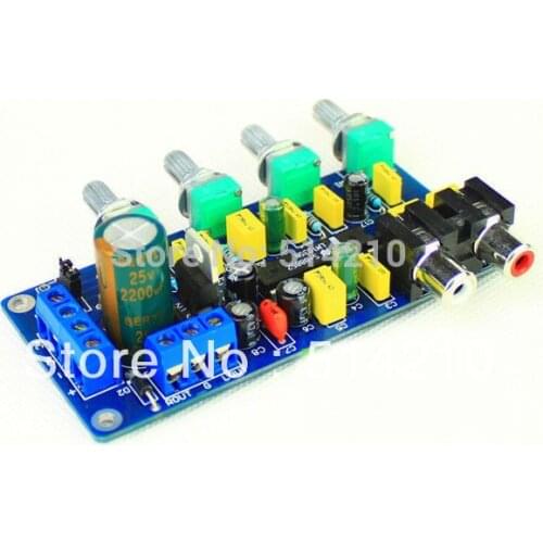 LM1036 preamplifier kit DIY (Bass, treble, balance, volume)