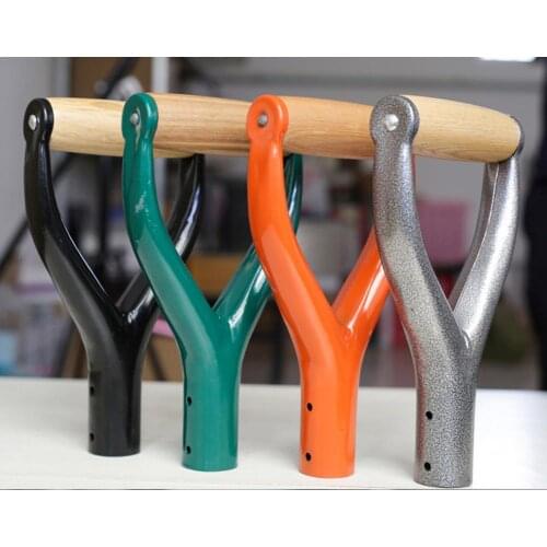 Shovel D-Type Grip Snow Shovel Replacement Metal Handle For Spade Garden Agricultural Shovel Accessories Garden Planting Tools