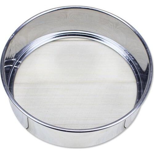 Stainless Steel Food Colander Kitchen Strainer Oil Strainer Flour Colander Sifter Mesh Filter Kitchen Baking Accessories