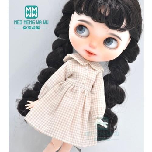 Blyth Doll Clothes fashion Forest plaid skirt, lace princess skirt for Blyth Azone OB23 OB24 doll accessories