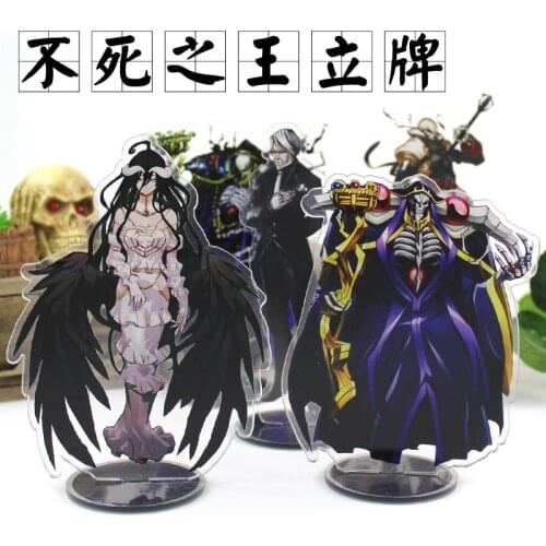 Anime Overlord Acrylic Stand Model Plate Holder Desktop Overlord Action Figures Decoration Cosplay Toys Gift 16cm