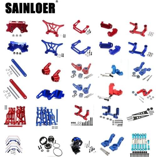 SAINLOER Upgrade accessories C-seat steering cup swing arm steering group Tie rodsuspension brackets for TRAXXAS SLASH 2WD