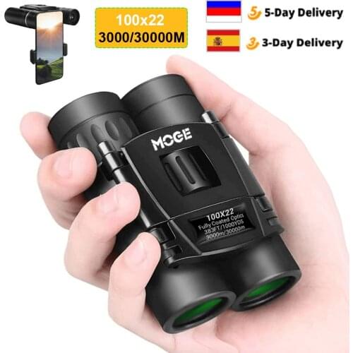 100X22 Professional Binoculars 30000M High Power HD Portable Hunting Optical Telescope BAK4 Night Vision Binocular For Camping