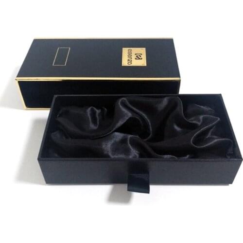 Sliding drawer box perfume box paperboard packing box with custom logo