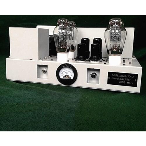 Xidian 91 line 300B single-ended fever amplifier, 15w+15w power amplifier parallel finished machine, 30HZ-42KHZ(-1DB)