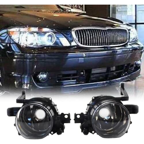 Fog Light Bezel Right/Left Lamp Housing Replacement 63176943415 63176943416 for BMW 7 Series E65 E66 E67 750 760