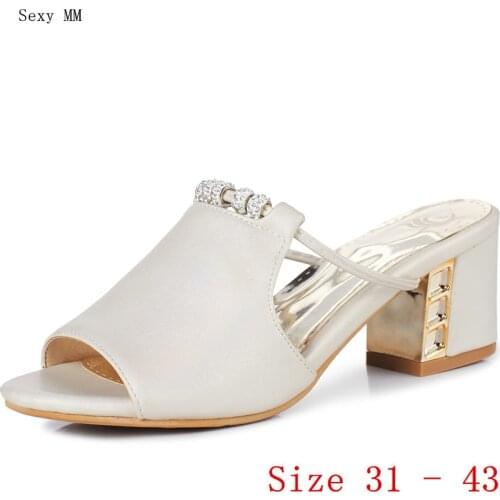 Women High Heel Sandals Shoes Woman High Heels Gladiator Sandals Pumps Small Plus Size 31 32 33 - 40 41 42 43