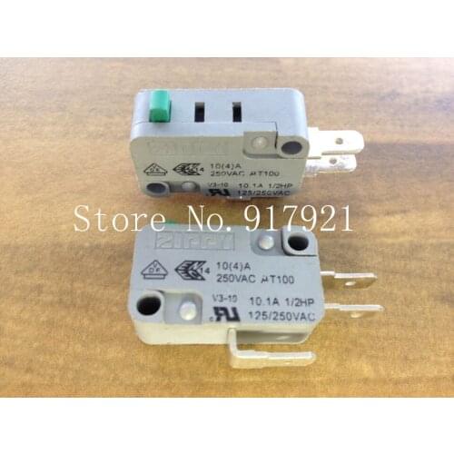 [ZOB] Taiwan sungreat ZIPPY V3-10 10A250V import tripod microswitch limit travel switch --50pcs/lot