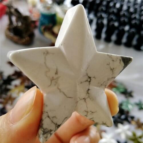 1pc Big healing crystals decoration chakra stones raw crystal mineral stone carving star