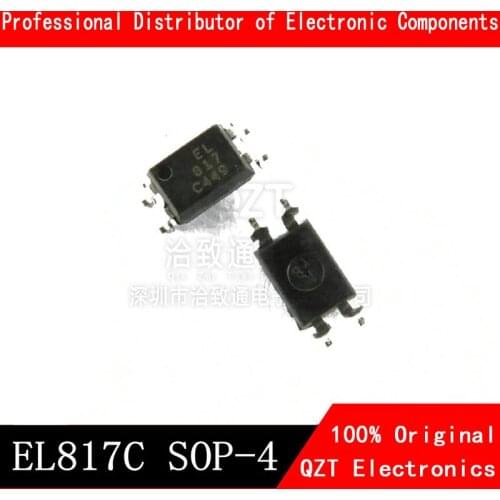 10PCS/LOT PC817C EL817C SOP4 EL817 SOP PC817 C gear Brand new original SMD optocoupler In Stock