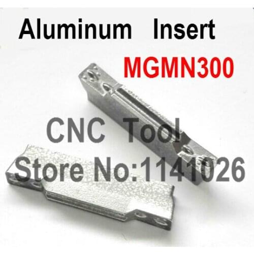 10PCS MGMN300 For Aluminum carbide turning insert ,Factory outlets,cutting insert,cnc,machine for Grooving Holder MGEHR & MGIVR