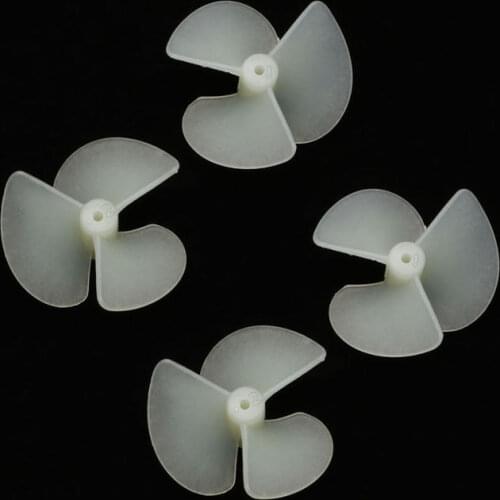 2pair Nylon White Propeller Shaft Connect Hole 2mm Dia 36/42mm 2 Blade Paddle Forward Reverse Props for RC Model Boat Parts