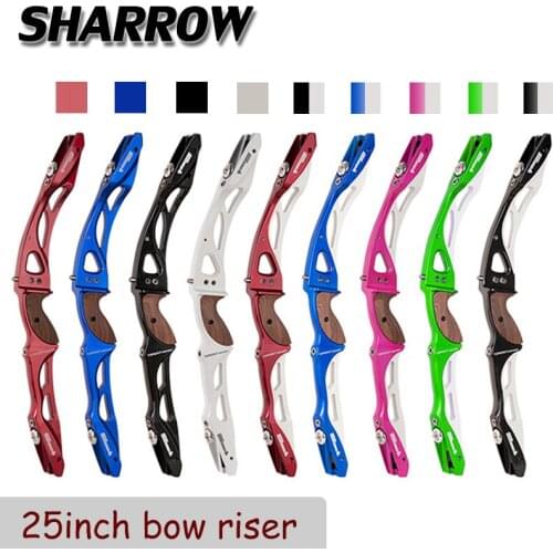 25inch Recurve Bow Riser 18-44lbs Aluminum Alloy ILF Bow Handle Outdoor Hunting Shooting Bow And Arrow Accessories