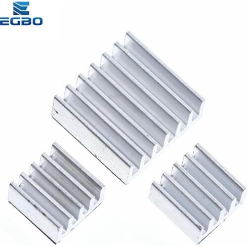 3PCS Adhesive Raspberry Pi Heatsink Cooler Pure Aluminum Heat Sink Set Kit Radiator For Cooling Raspberry Pi 2 B