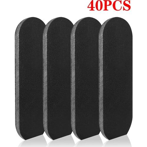 40pcs/pack Foot Files Replace Sanding Cloth Pedicure Feet Files Foot-Care-Tool File-Calluses-Remover Dead Skin Foot Rasp Refill