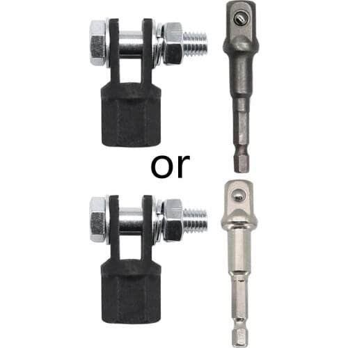 Scissor Jack Adapter for Use 1/2 Inch Drive/Impact Leveling Jack Socket Drill Adapter Wrench Tools Loop or Eyelet Type