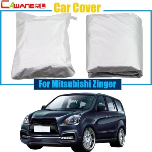 Cawanerl Car Cover Outdoor Sun Shade Snow Sun Rain Resistant Protection UV Anti Cover For Mitsubishi Zinger Free Shipping
