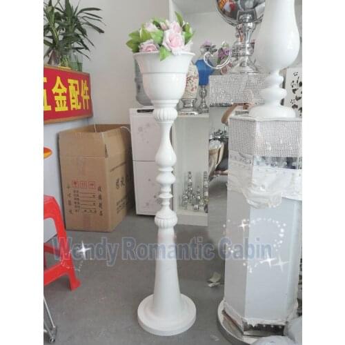 CrystataShine Metal Flower Vases