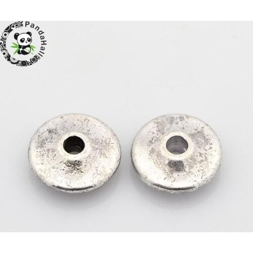 600pc Tibetan Style Disc Spacer Beads for jewelry making DIY Bracelet Necklace accessories, about 11.5mm in diameter