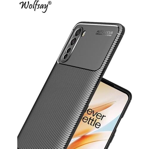 For OnePlus Nord Case Bumper Silicone Slim Carbon Fiber Phone Cover For OnePlus Nord N10 5G Case Cover OnePlus 8T 9Pro Nord N100
