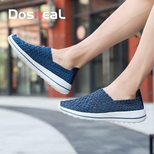 Dosreal Women Woven Flats Shoes Ballerina Ballet Flats Spring Ladies Slip On Loafers Female Footwear Flat Sneakers Shoes