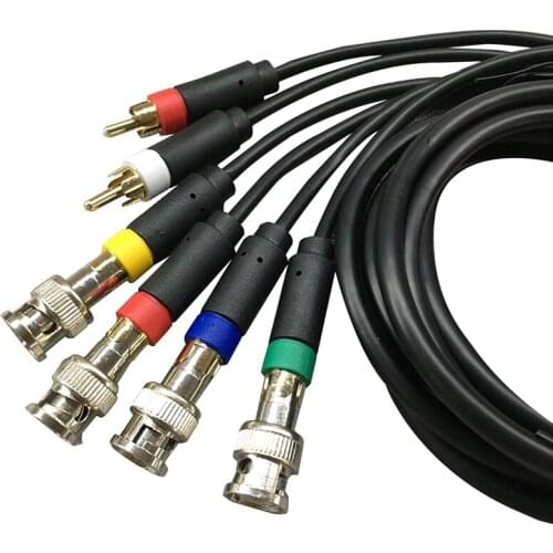 HOT-RGBS Colour Monitoring Cable RGB+Sync Video and Audio Cable for SEGA Saturn