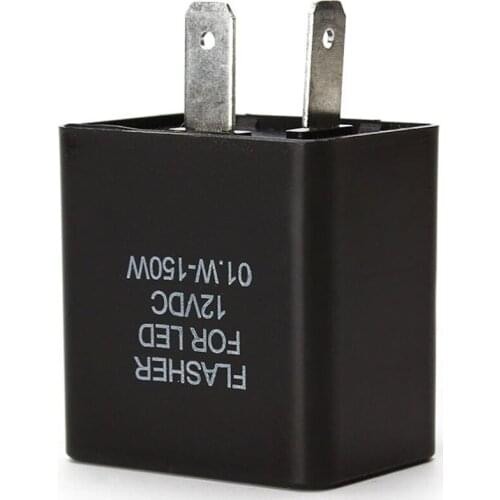 JX-LCLYL 12V 2Pin Motorcycle Electronic LED Turn Signal Indicator Flasher Blinker Relay