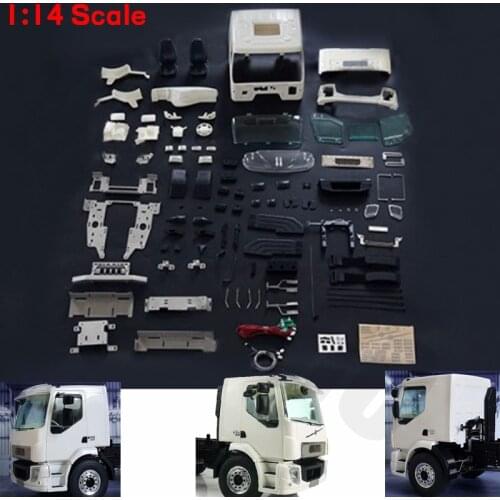1/14 Scale Volvo VM FE Cabin Assembly Kit for 1/14 Tamiya Remote Control Tractor Truck