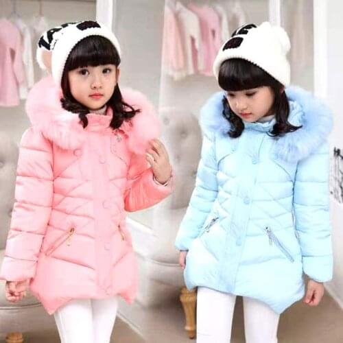 2020 New Kids fashion Jackets coat 4 Colors for girl Winter Thicken Children Down Parkas Girls Snow Wear Baby Girl Outerwear