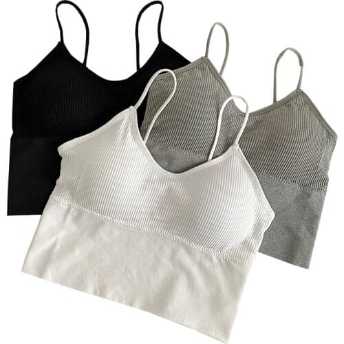 Summer 2021 Fashion Hot Women Sleeveless Tops Casual Solid Simple Style Y2K Crop Tops Female Sexy Tanks Camis Black White Gray
