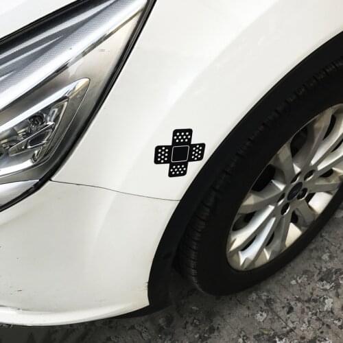 LuLuStickers #160 Band-aid Shape Car Scratches Self-adhesive Stickers and Decals Car Styling Motorcycle ATV Helmet Stickers