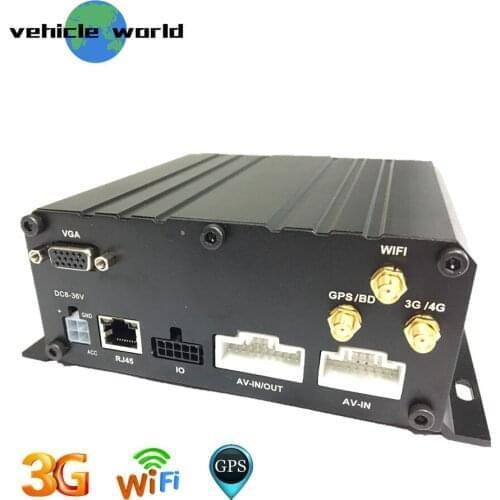 AHD 1080P HDD SD Card 8Channels Vehicle Car Taxi Trailer Truck School Bus GPS WiFi 3G Mobile DVR