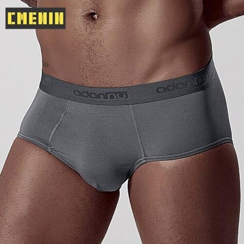 New Designed Brand Men Underwear Briefs Slip Mesh Shorts Cueca Gay Men Underwear Sexy Male Panties Breathable Cotton AD307