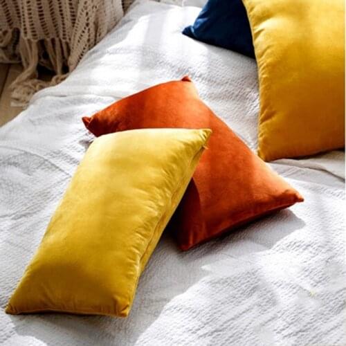 2021 High Quality Velvet Cushion Cover Pillow Cover Pillowcase Christmas Home Decorative Sofa Throw Pillows Living Room 30*50cm