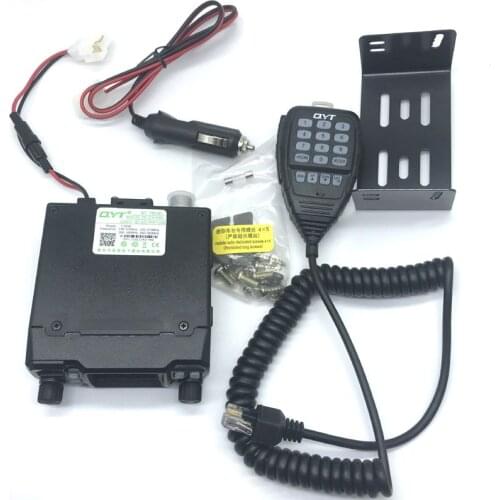 Set Original QYT KT-7900D 25W Quad Band 144/220/350/440MHz UPGRADE KT7900D Car Walkie Talkie 10KM UV Transceiver Power Supply