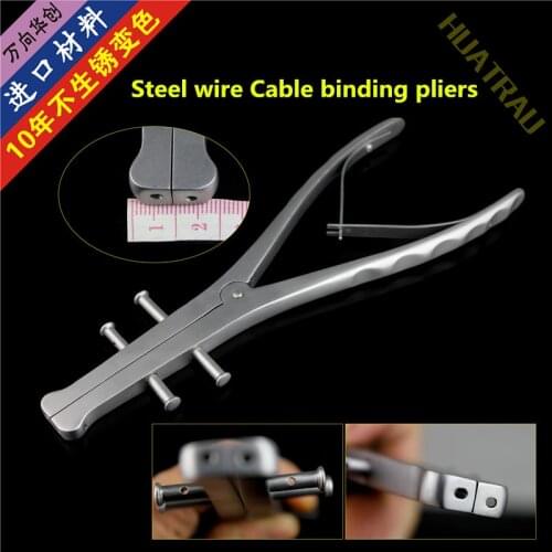 Orthopedic instrument medical Cerclage steel wire bone Cable Twister Cutter forceps Ligation clamp cutter Tight wire pliers AO